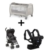 Akıllı Paket 4: Bebek Yatağı, Bebek Arabası ve Taşıma Çantası